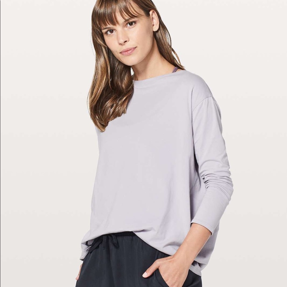 lululemon athletica back in action long sleeve